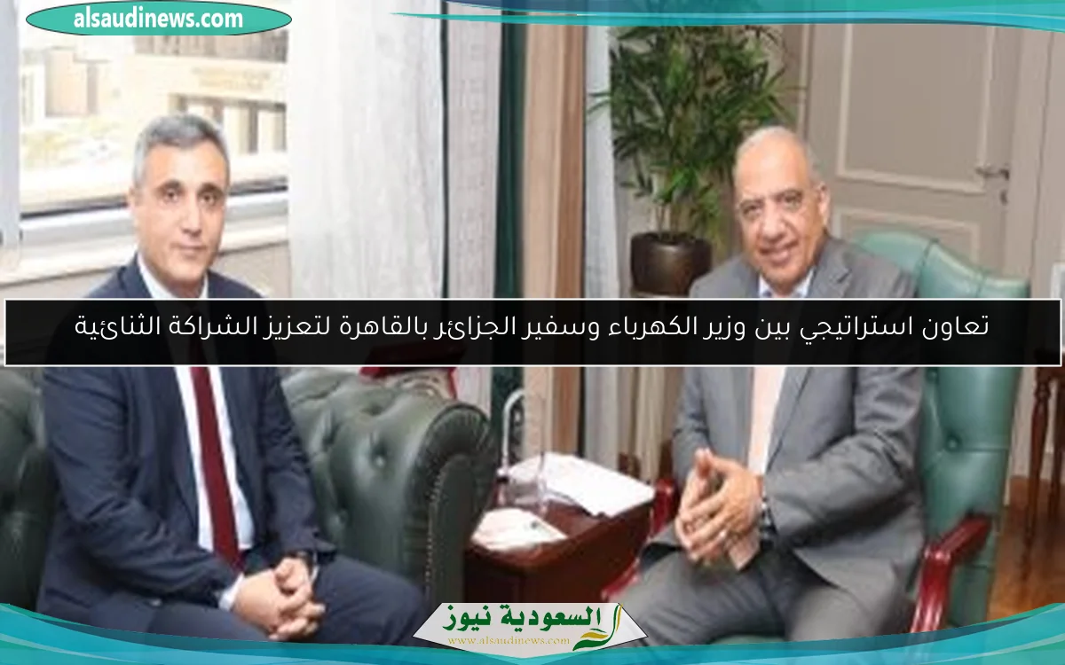 تعاون استراتيجي بين وزير الكهرباء وسفير الجزائر بالقاهرة لتعزيز الشراكة الثنائية