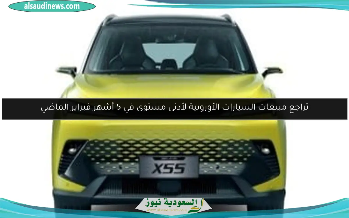 تراجع مبيعات السيارات الأوروبية لأدنى مستوى في 5 أشهر فبراير الماضي